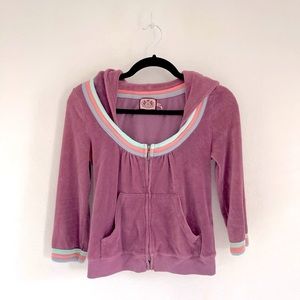 Vintage Juicy couture velour zip jacket